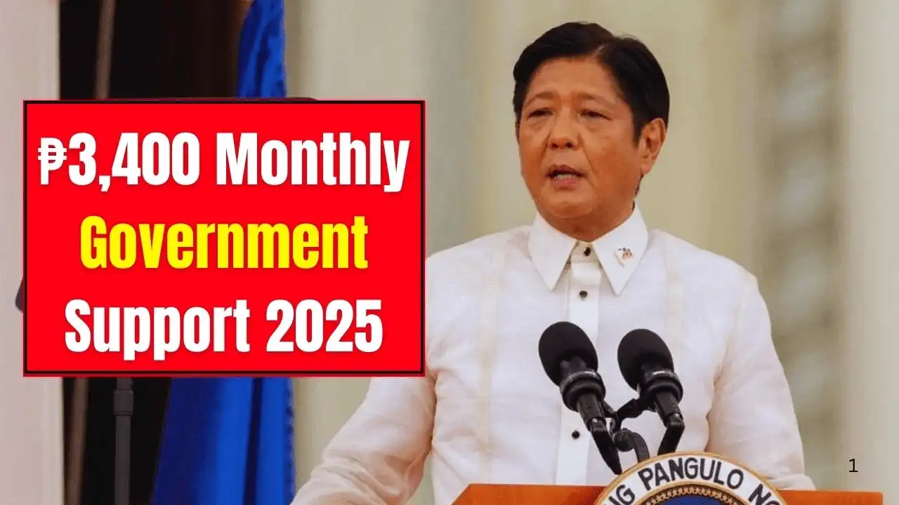 ₱3400 Monthly Government Support 1