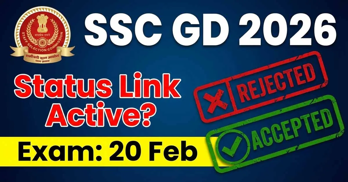 SSC GD 2026 Admit Card & Application Status Check